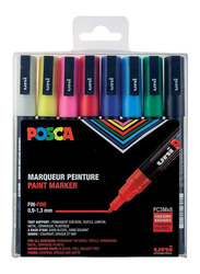Posca Bullet Shaped Paint Marker Set, 8 Pieces, PC-1MR, Multicolour