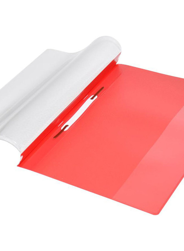 Durable A4 Size Duraplus Offer File Set, 25 Pieces, Clear/Red