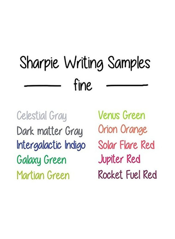 Sharpie 5-Piece Cosmic Colour Permanent Marker, Multicolour