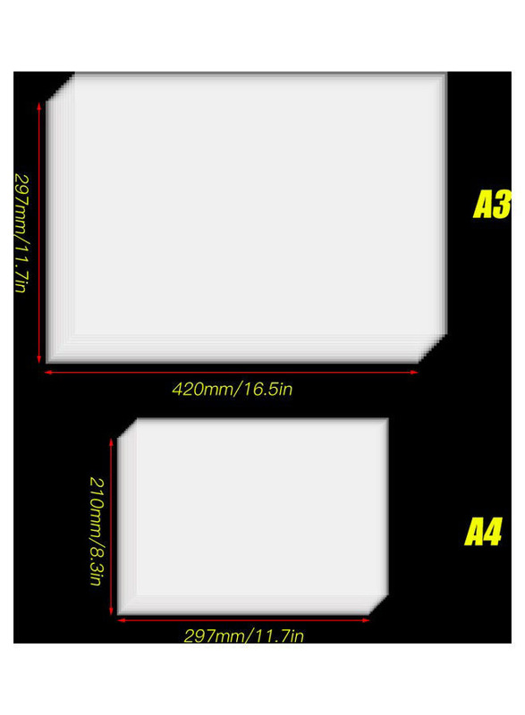 A4 Tracing Paper Set, OS5183-4, Clear