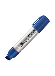 Sharpie 2-Piece Magnum Permanent Marker, Blue/Silver