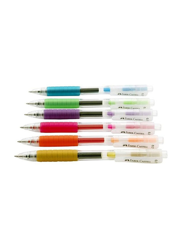 Faber-Castell 10-Piece Fast Dry Gel Pens, Multicolour