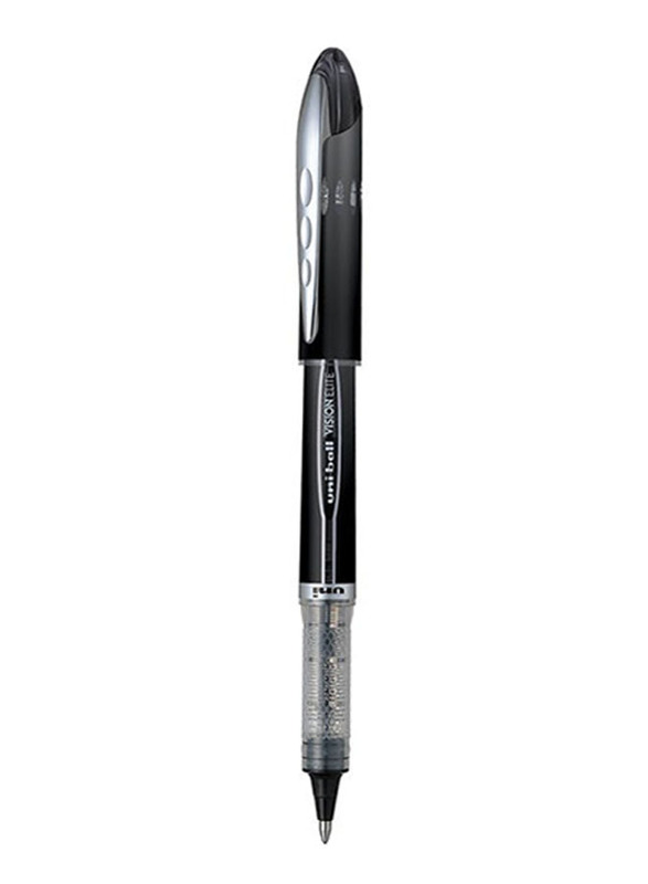 Uniball 12-Piece Vision Elite Rollerball Pen Set, 0.5mm, Black