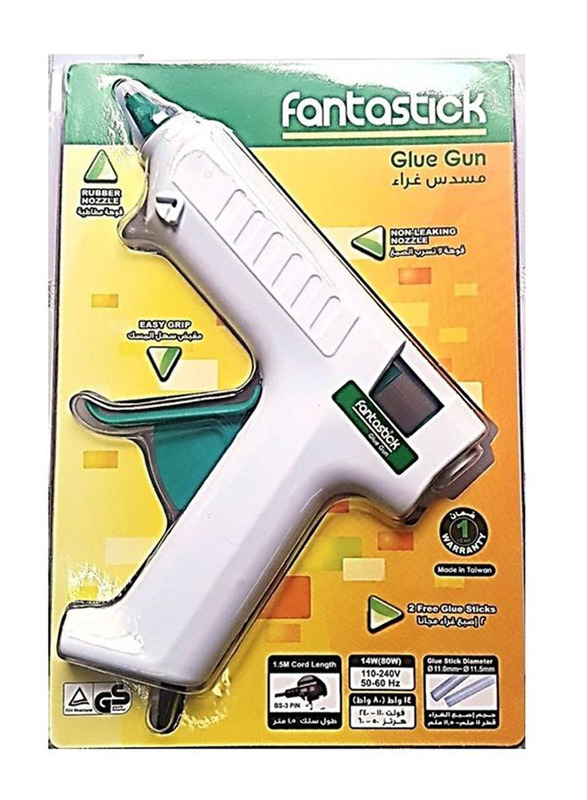 Fantastick Glue Gun, FK-GG-HT-80, White