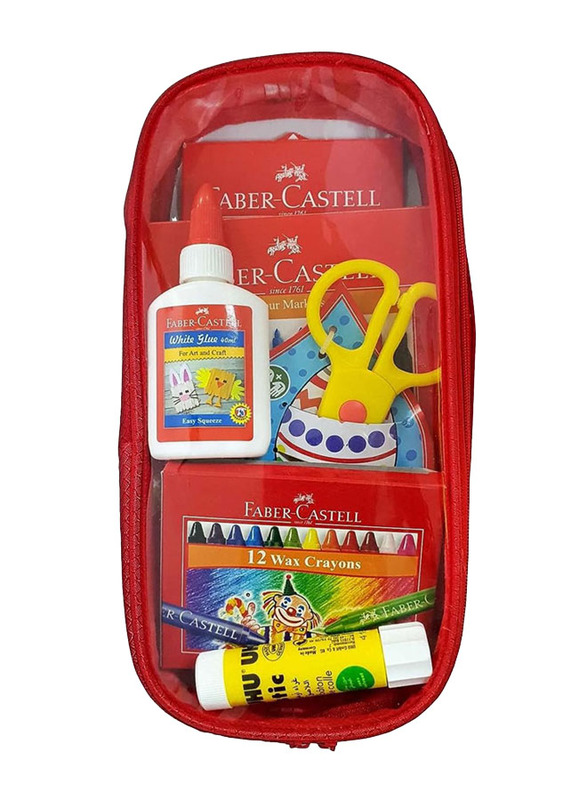 Faber-Castell Colouring School Kit, 5 Pieces, Multicolour