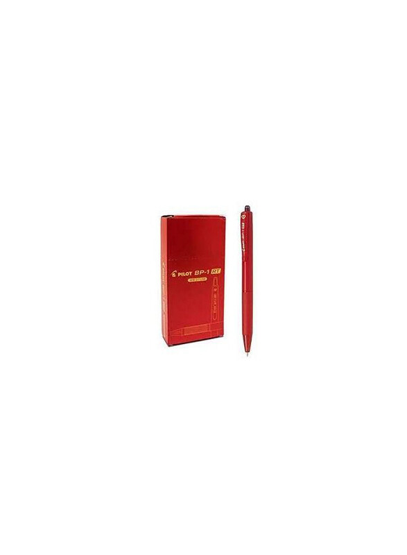 

Pilot 12-Piece Retractable Ballpoint Pen Set, Medium Tip, Red