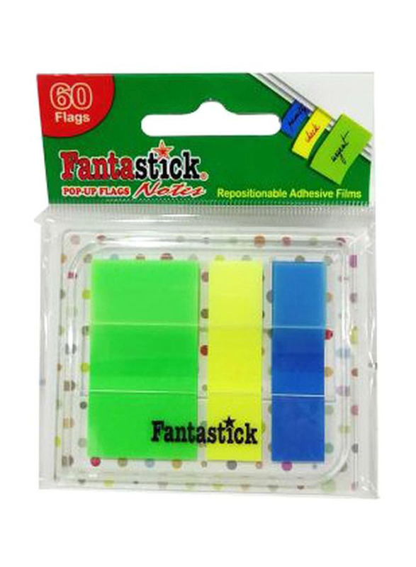 Fantastick Pop-Up Flags Note, Multicolour