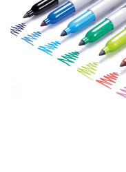 Sharpie 4-Piece Fine Tip Permanent Markers Set, 2065403, Multicolour