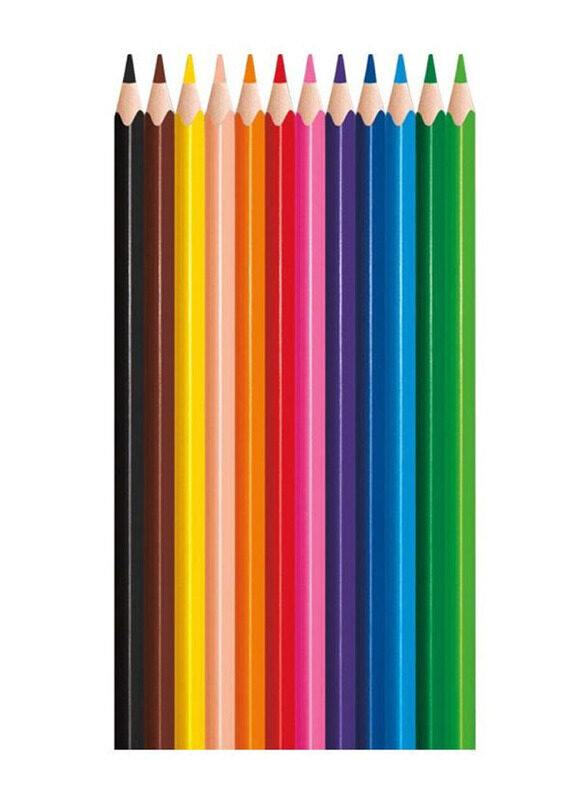 

Maped Helix USA Color'Peps Pencils Set, 12 Pieces, Red/Violet/Blue