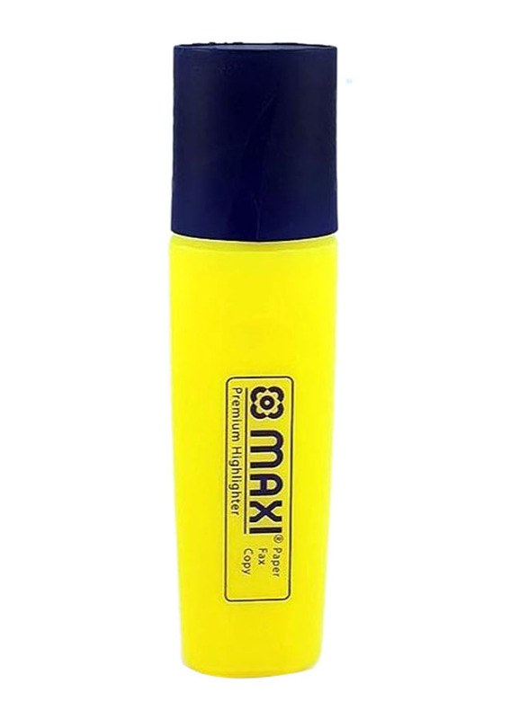 Maxi 10-Piece Highlighter Set, Yellow