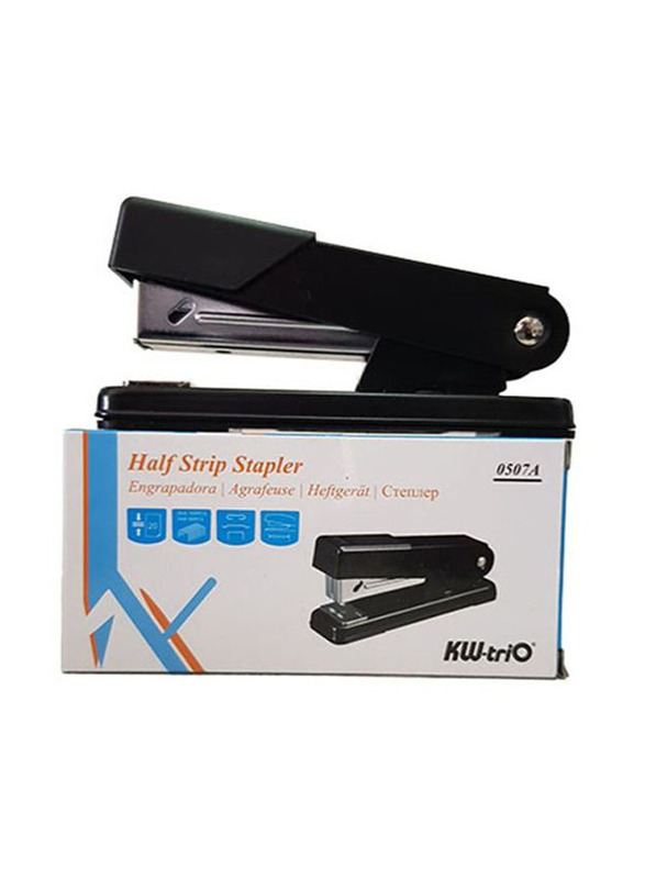 Kw-Trio Half Strip Stapler, 0507A, Black