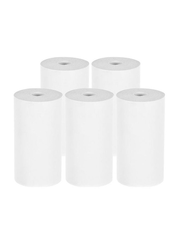 

Generic Thermal Paper Rolls Ticket Printing Receipt Printer Photo, 57 x 25mm, 5 Pieces, White