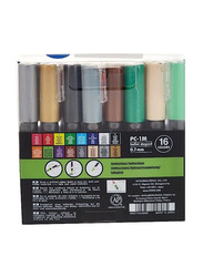 Uni Pc-1m 1Posca Basic Pencil, 16 Pieces, Multicolour