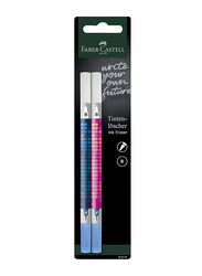 Faber-Castell 4-Piece Double Tip Ink Eraser, Multicolour