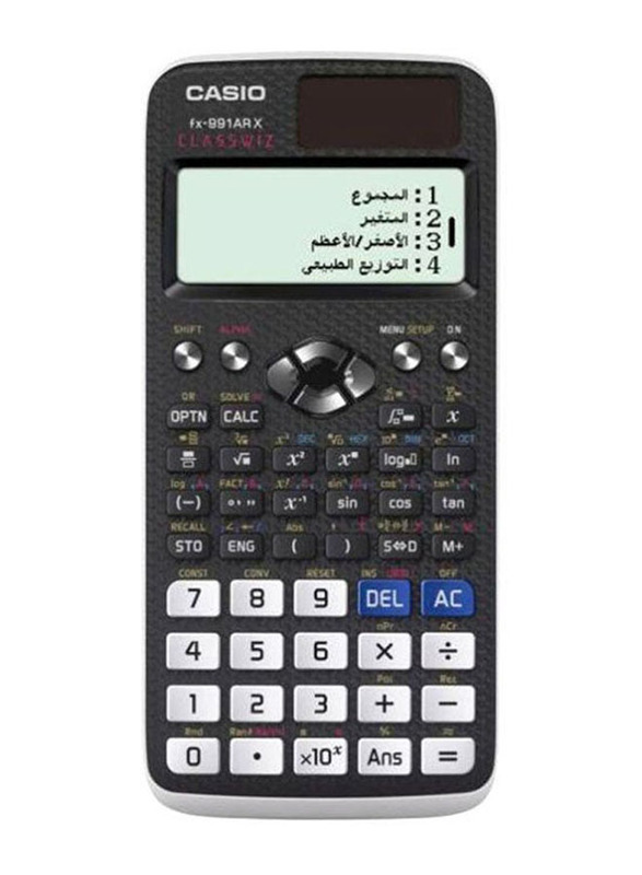 Casio Arabic & English Scientific Calculator with 542-Functions, Fx-991ARX, Black