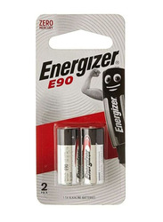 Energizer E90 Max-SP Alkaline Battery Set, 2 Pieces, White/Black/Grey