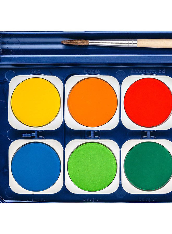 Staedtler Noris Water Colour 12 Shades with Pallete Set, Multicolour