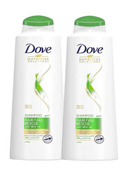 Dove Hair Fall Shampoo, 2 x 400ml