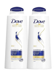 Dove Intensive Repair Shampoo, 2 x 400ml