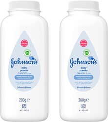 Johnson's Baby Powder, 200gm, 2 Pieces