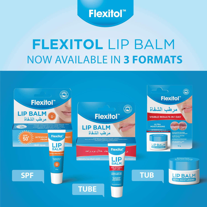 Flexitol Lip Balm SPF 50+, 10g