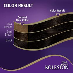 Wella Koleston Hair Color Creme, 302/0 Black, 100ml