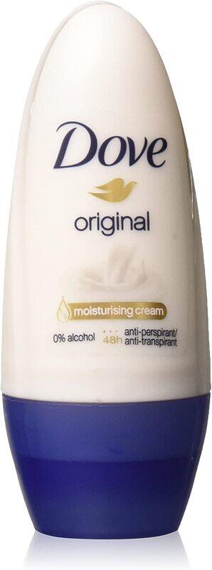 

Dove Original Antitranspirant Deodorant Roll-On, 50ml, 2 Pieces