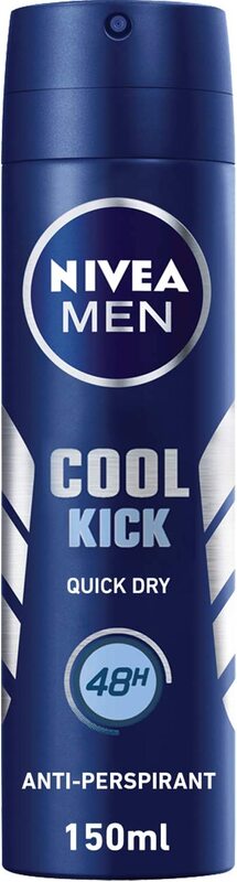 Nivea Cool Kick Fresh Scent Deodorant for Men, 150ml