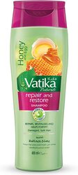 Vatika Naturals Repair and Restore Shampoo Enriched with Egg And Honey for Damaged Hair and Split-Ends, 400ml