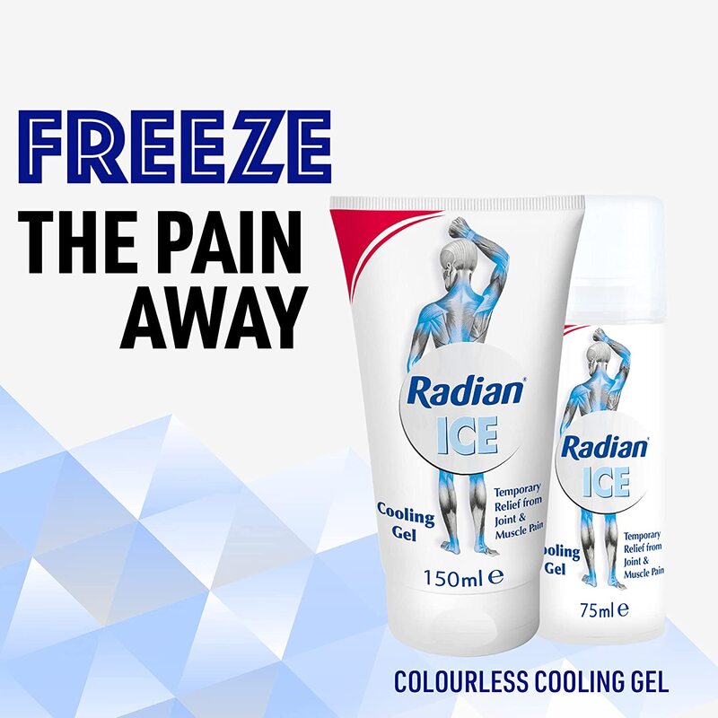 Radian ICE Cooling Gel Roll-On, 75ml