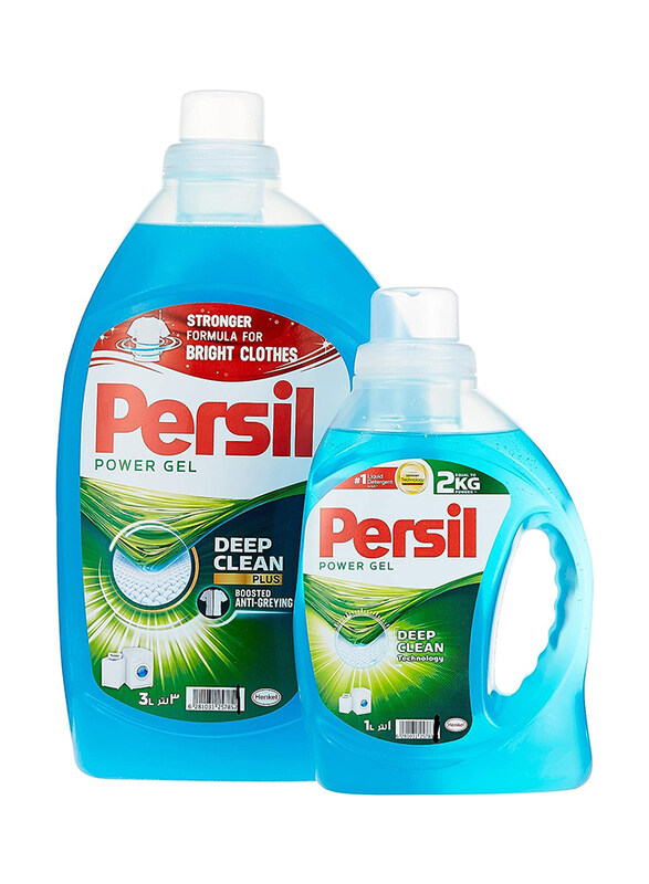 

Persil Power Gel Liquid Laundry Detergent with Deep Clean Technology, 2 Pieces