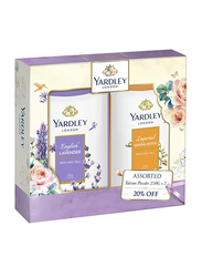 Yardley London Twin Talc Saver Pack Assorted, 2 x 250g