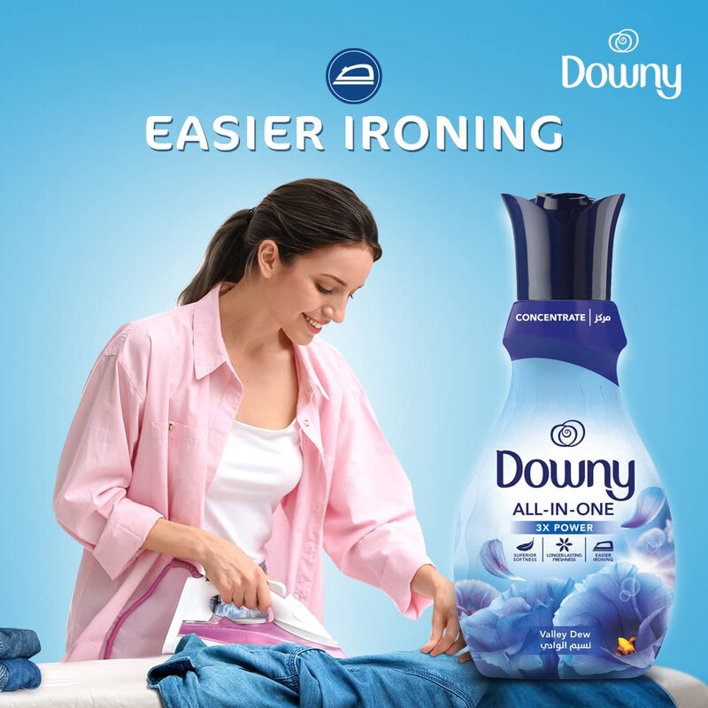 Downy Concentrate Valley Dew Fabric Softener, 1Litres