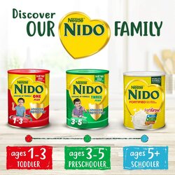 Nestle NIDO One Plus Growing Up Milk Powder Tin for Toddlers 1-3 Years, 400g