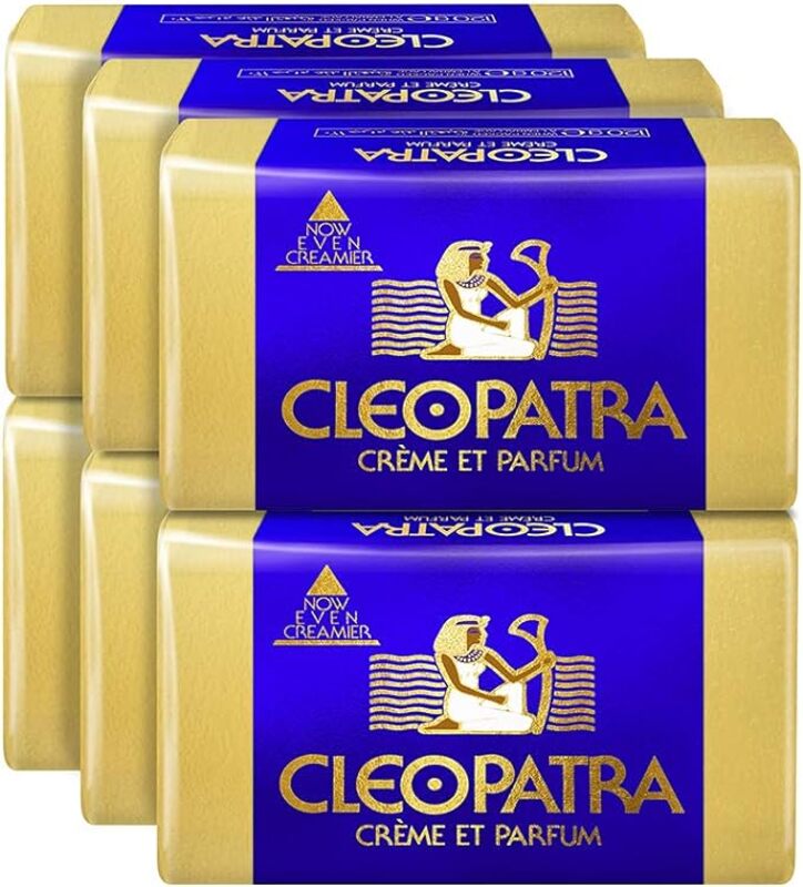 Cleopatra Beauty Bar Soap, Pack of 6 x 120gm