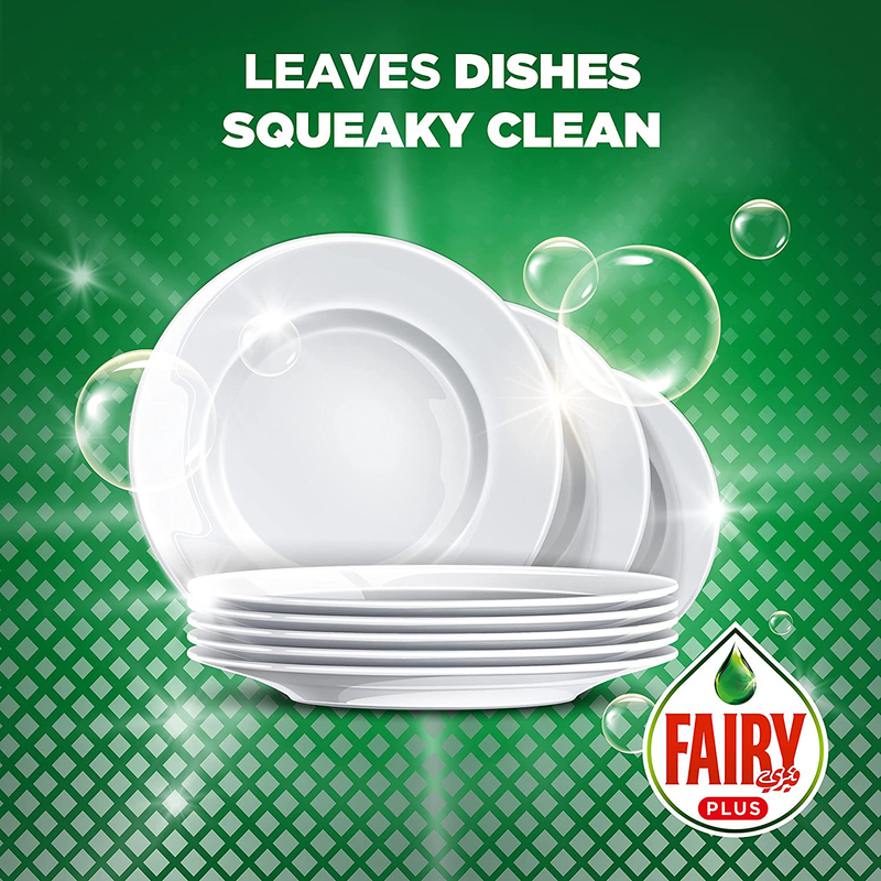 Fairy Plus Original Dishwashing Liquid Soap, 3 x 600ml