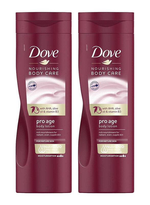 

Dove Pro Age Care Body Lotion, 400ml, 2 Piece