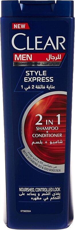 

Clear Style Express 2-in-1 Anti-Dandruff Shampoo for Men, 400ml