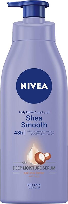 Nivea Shea Smooth Shea Butter Body Lotion Dry Skin, 400ml