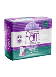 Fam Maxi Sanitary Pad Classic With Wings Normal, 10 Pads