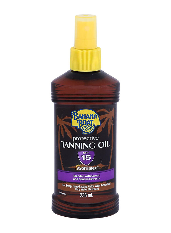 

Banana Boat SPF 15 Carrot & Banana Extracts Protective Tanning Oil, 236ml