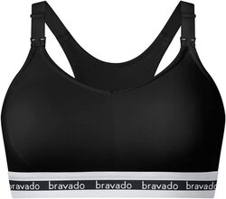 Bravado Designs Original Full Cup Nursing Bra, Black, Large