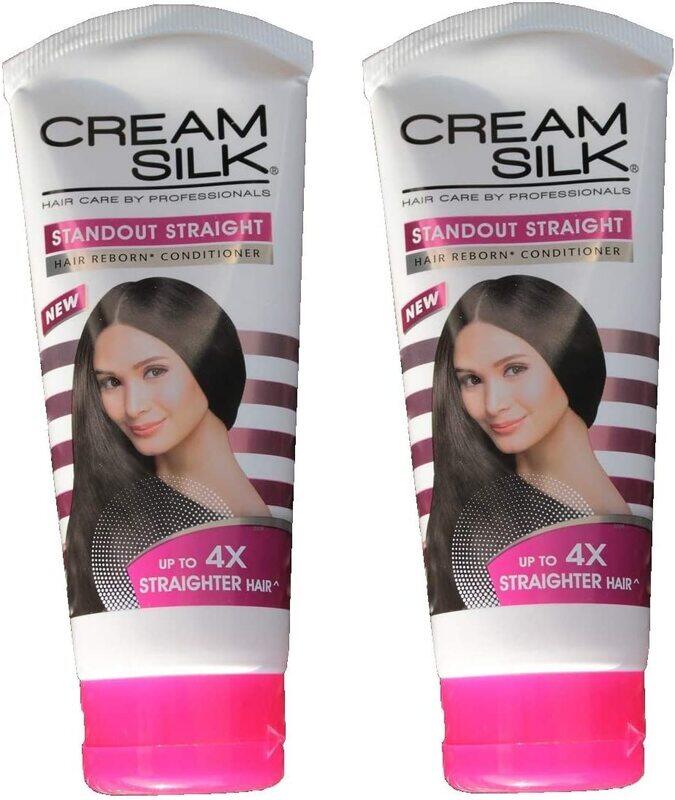 

Cream Silk Standout Straight Conditioner for Straighter Hair, 180ml, 2 Pieces