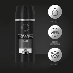 AXE McQueen + Dark Temptation Body Spray for Men, 3 x 150ml