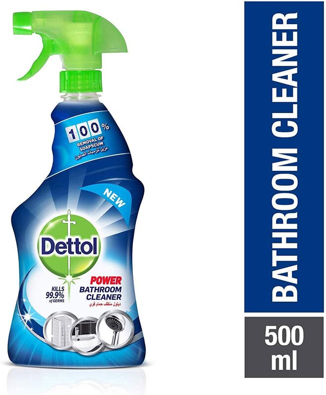 Dettol Bathroom Power Cleaner Trigger Spray, 2 x 500ml