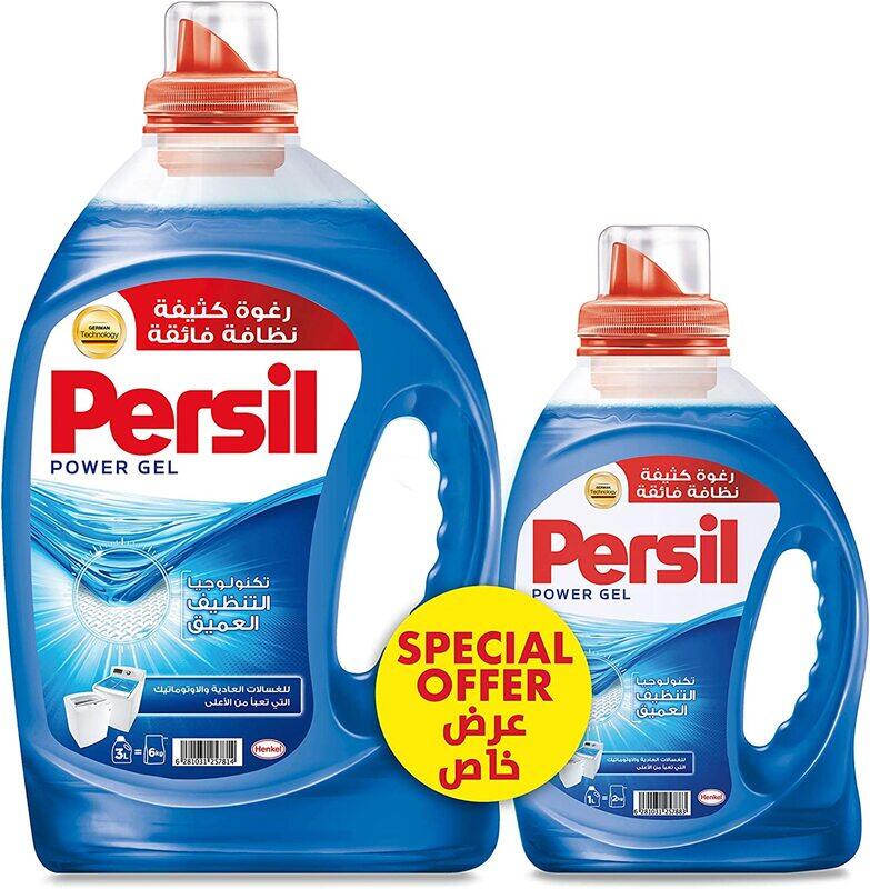 

Persil Power Gel Liquid Laundry Detergent Set, 3 + 1Litres