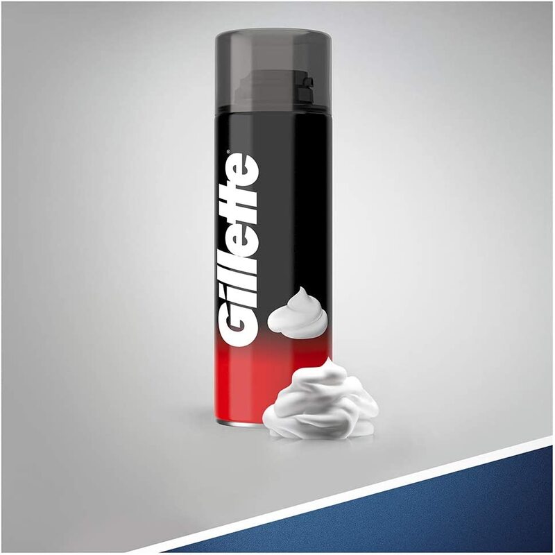 Gillette Regular Shaving Foam for Men, 200ml