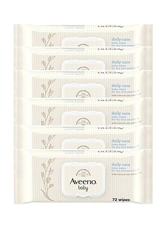 

Aveeno 6-Piece Baby Daily Care Wipes, 432 Wipes