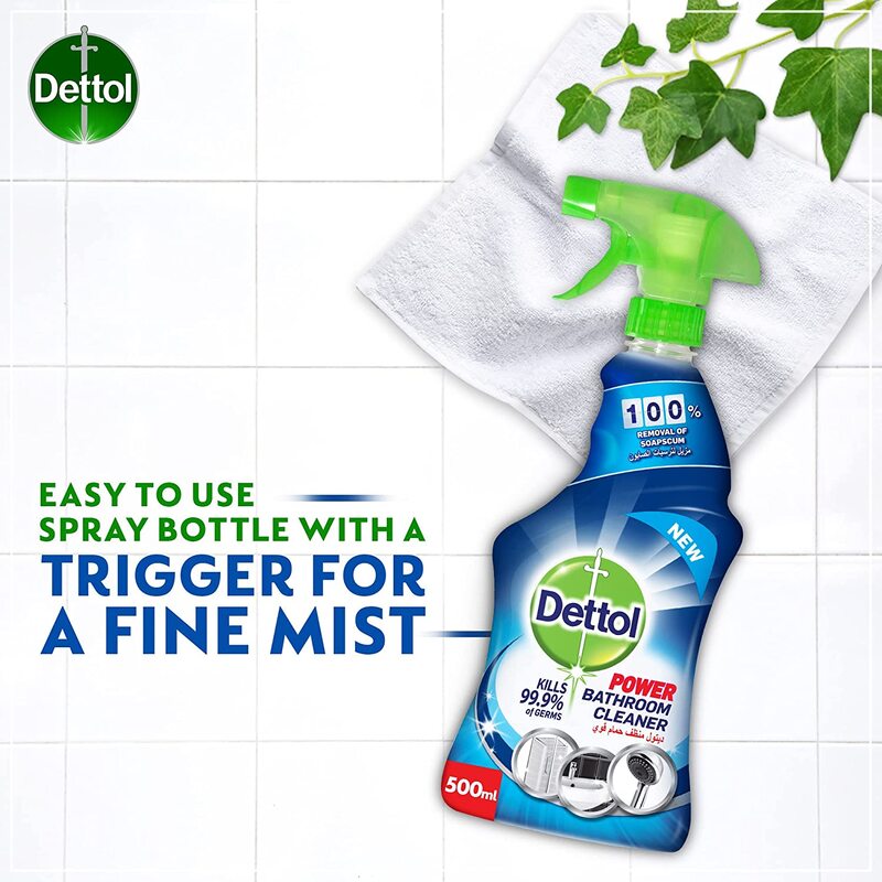 Dettol Anti-Bacterial Bathroom Cleaner, 500ml