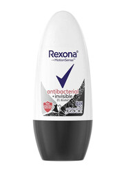 Rexona Women Antiperspirant Roll-On Antibacterial + Invisible, 50ml